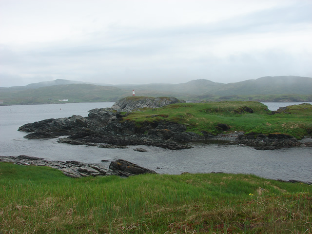 This islet in Goose Cove harbour was part of the historic French fishing room, Le Loup Marin.